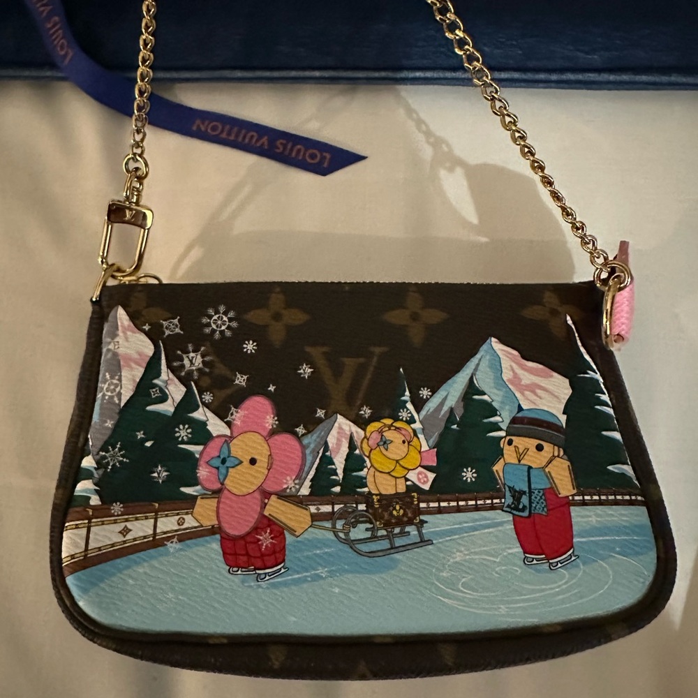 BRAND NEW- Louis Vuitton mini “Vivian” pochette.  Full set with box and receipt